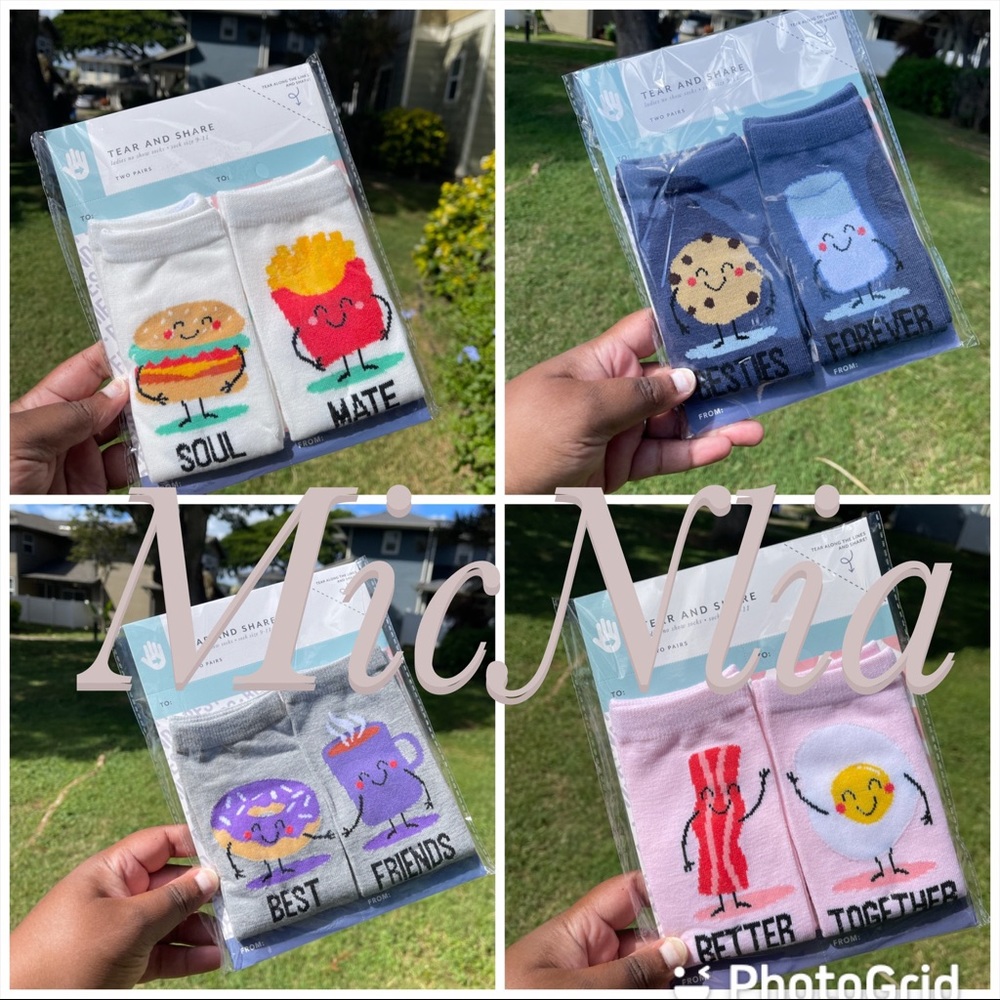 Target Bestie tear and share socks